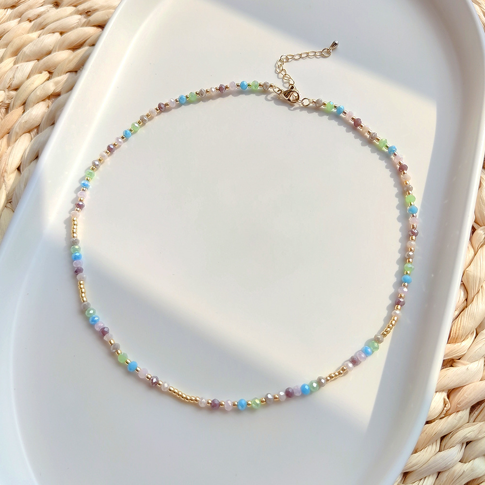 Women'S Accessories Wholesale Suppliers - قلادة كريستال KKBEAD-bهو للنساء ، قلادة