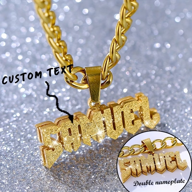 Layered Necklace Set - قلادة مخصصة بطبقتين من الفولاذ المقاوم
