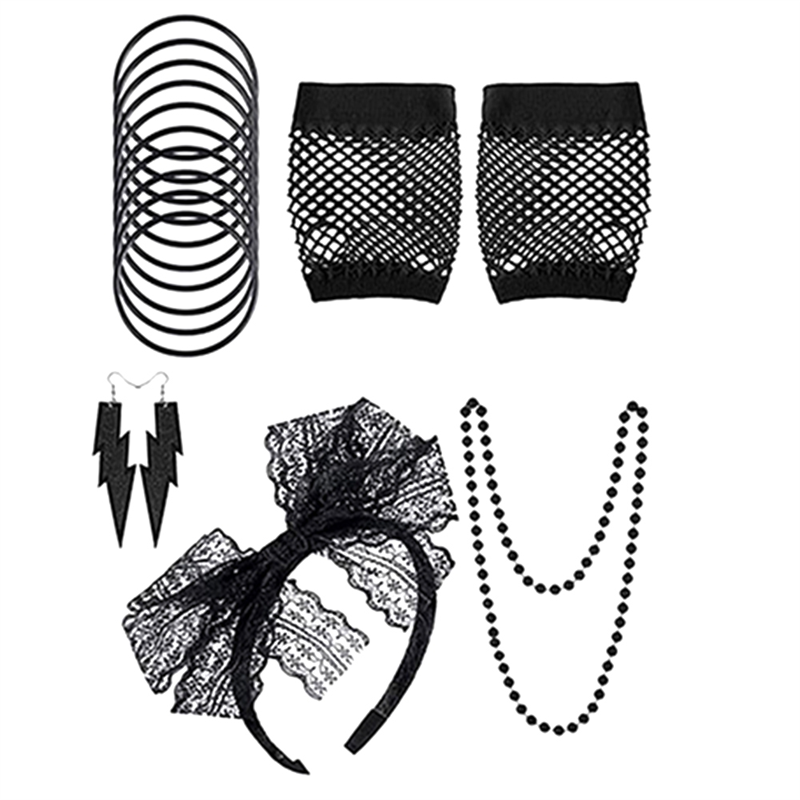 Women'S Accessories In The 80S - إكسسوارات تنكرية كلاسيكية-80S للنساء - مجموعة
