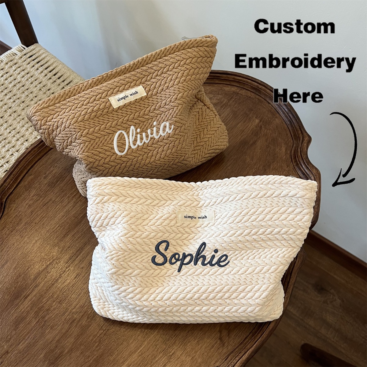 Women Accessories Pouch - حقيبة مستحضرات تجميل نسائية مخصصة من