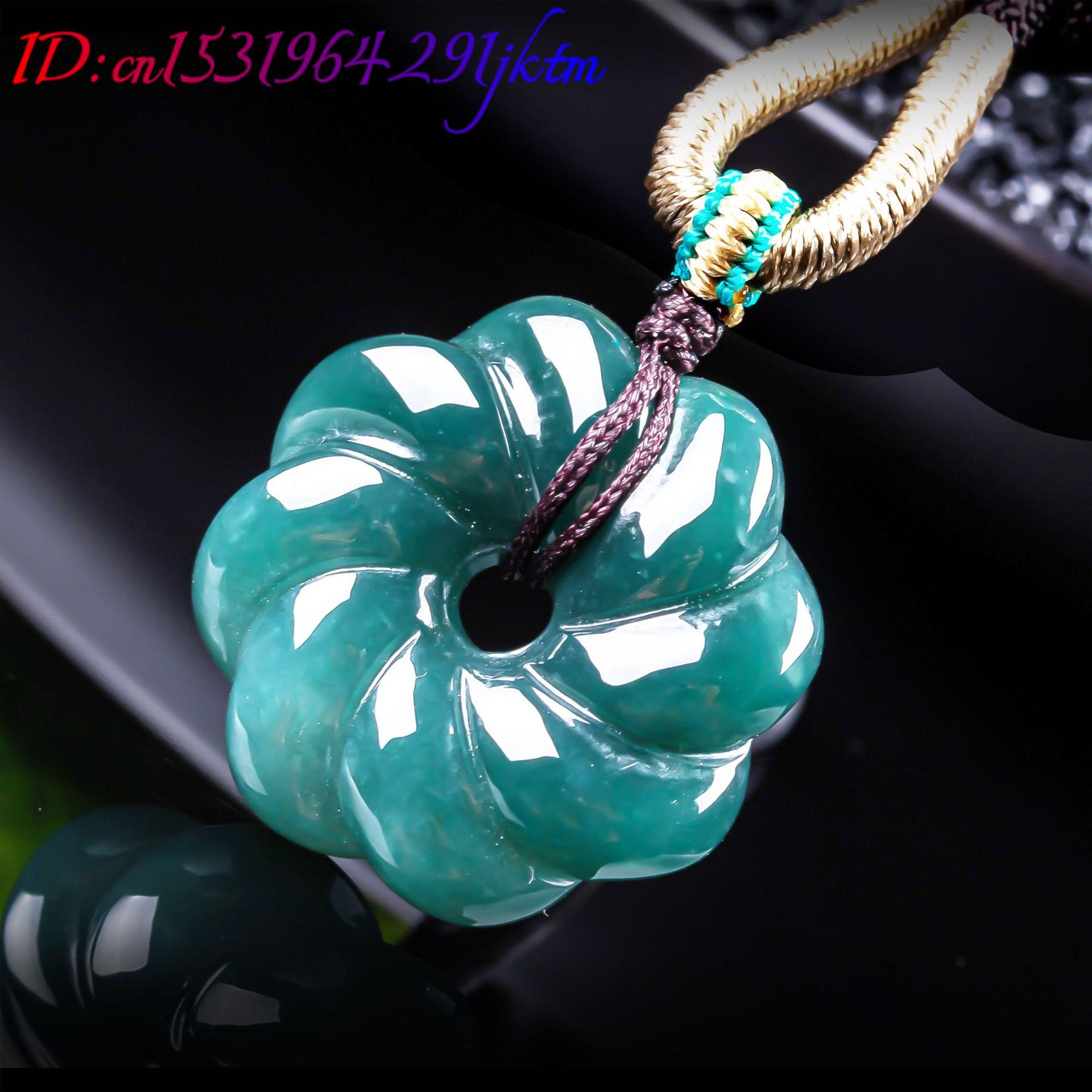 قلادة زهرة من اليشم البورمي ال - مراجعة Women Accessories Products وسعره