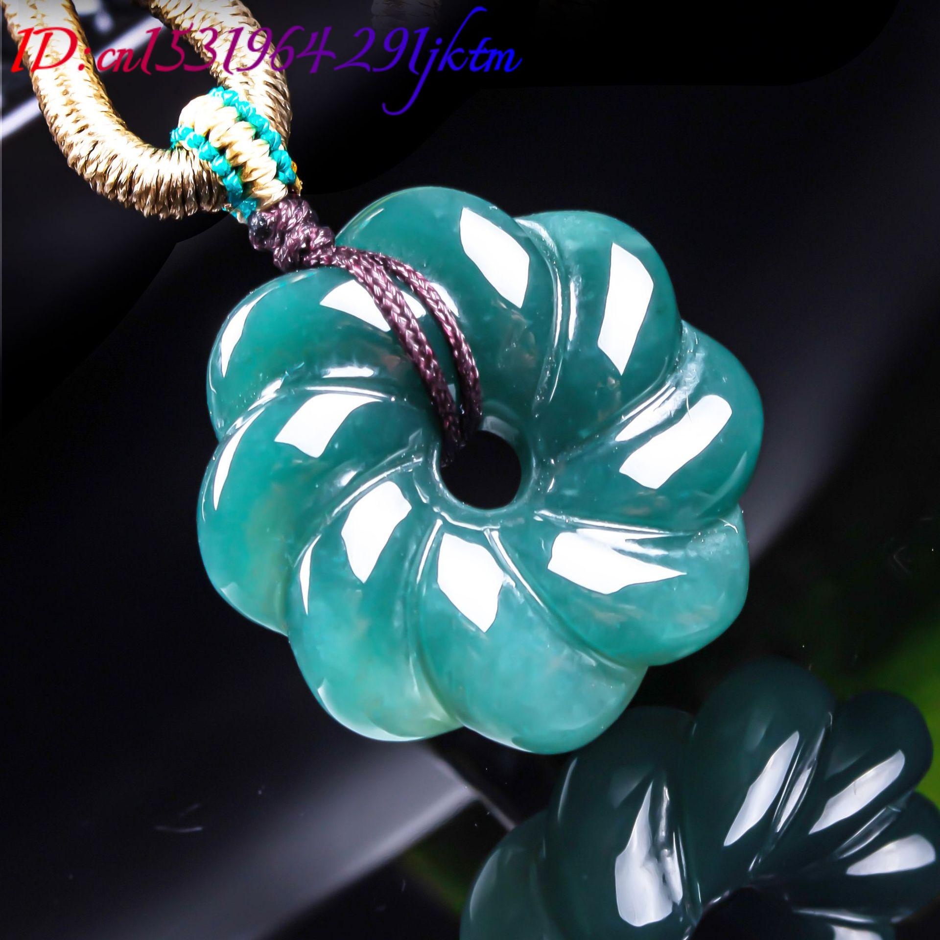 قلادة زهرة من اليشم البورمي ال - مراجعة Women Accessories Products وسعره