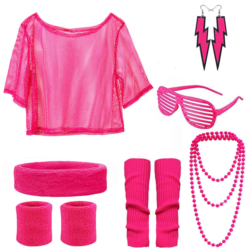 طقم ملابس حفلات الديسكو للنساء - مراجعة Women'S Accessories In The 80S وسعره