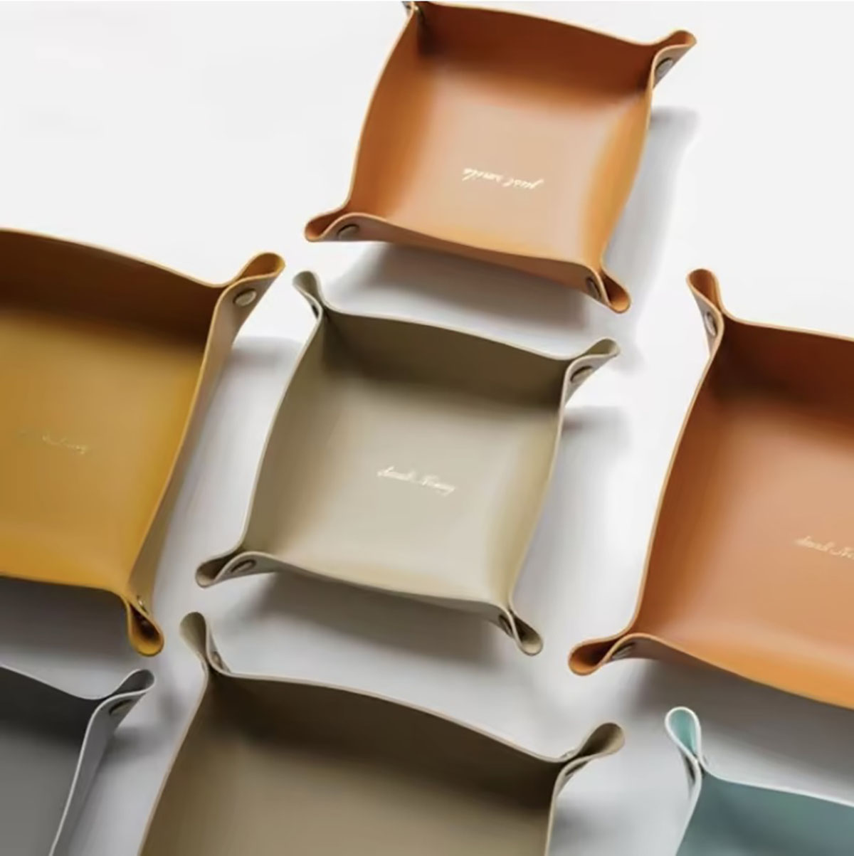 الشمال نمط الجلود صينية تخزين  - مراجعة Women Accessories Organizer وسعره