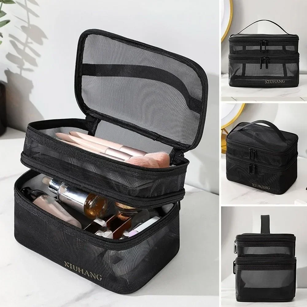 حقيبة مستحضرات تجميل شفافة من  - مراجعة Women Accessories Organizer وسعره