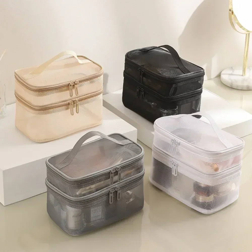 حقيبة مستحضرات تجميل شفافة من  - مراجعة Women Accessories Organizer وسعره