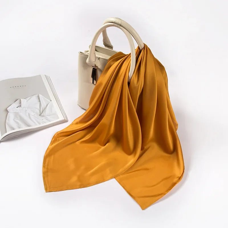 وشاح ساتان نسائي 70 سم بلون مو - مراجعة Women'S Accessories For Neck وسعره