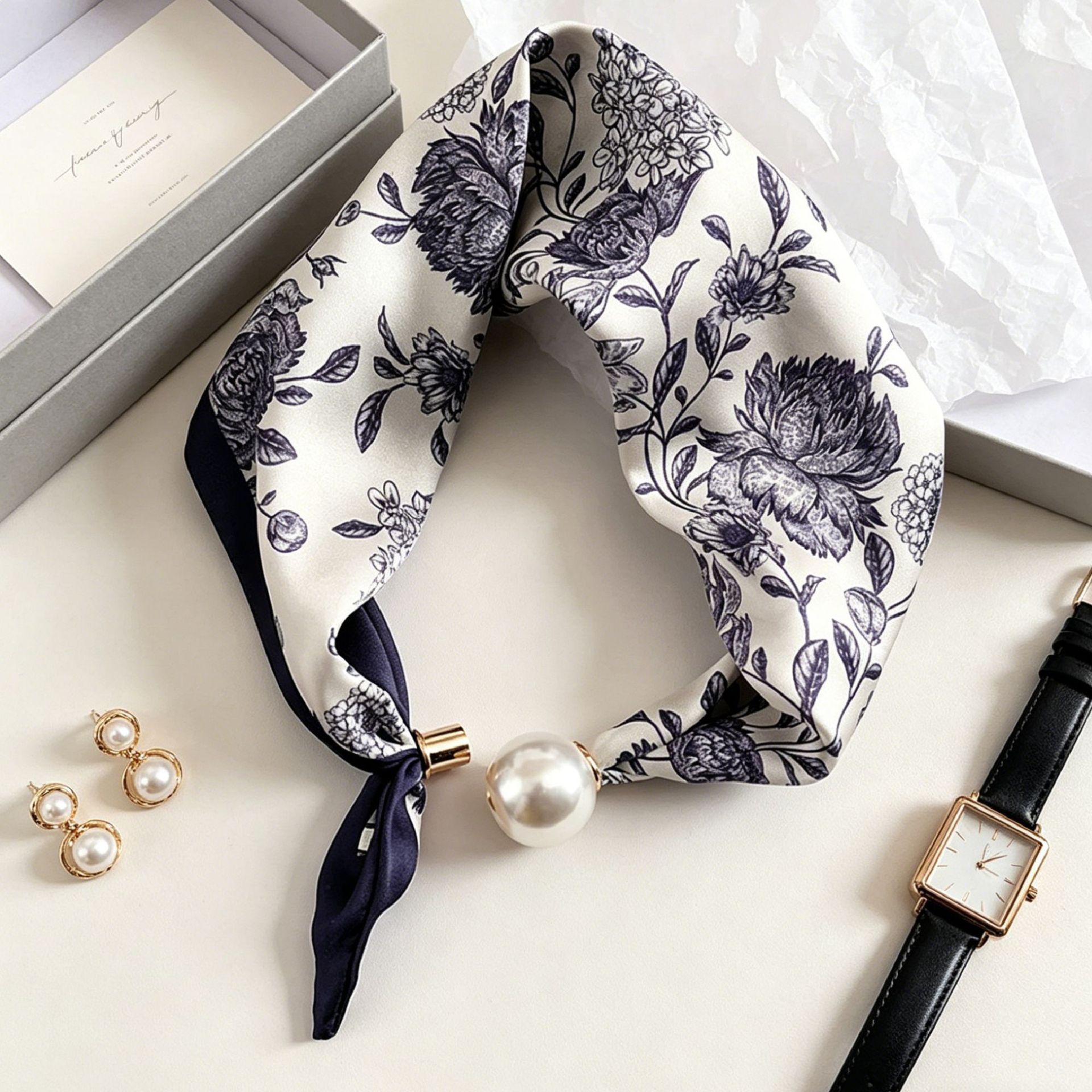 وشاح نسائي فاخر بتصميم الفارس  - مراجعة Women'S Accessories For Neck وسعره