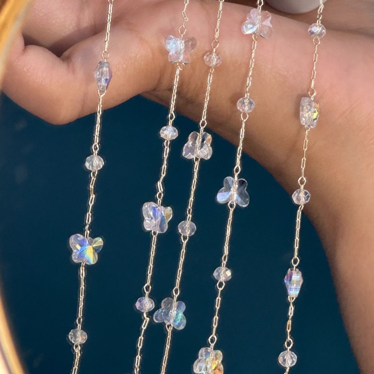 حالمة AB فراشة كريستال فاصل سل - مراجعة Women'S Accessories Clothing وسعره