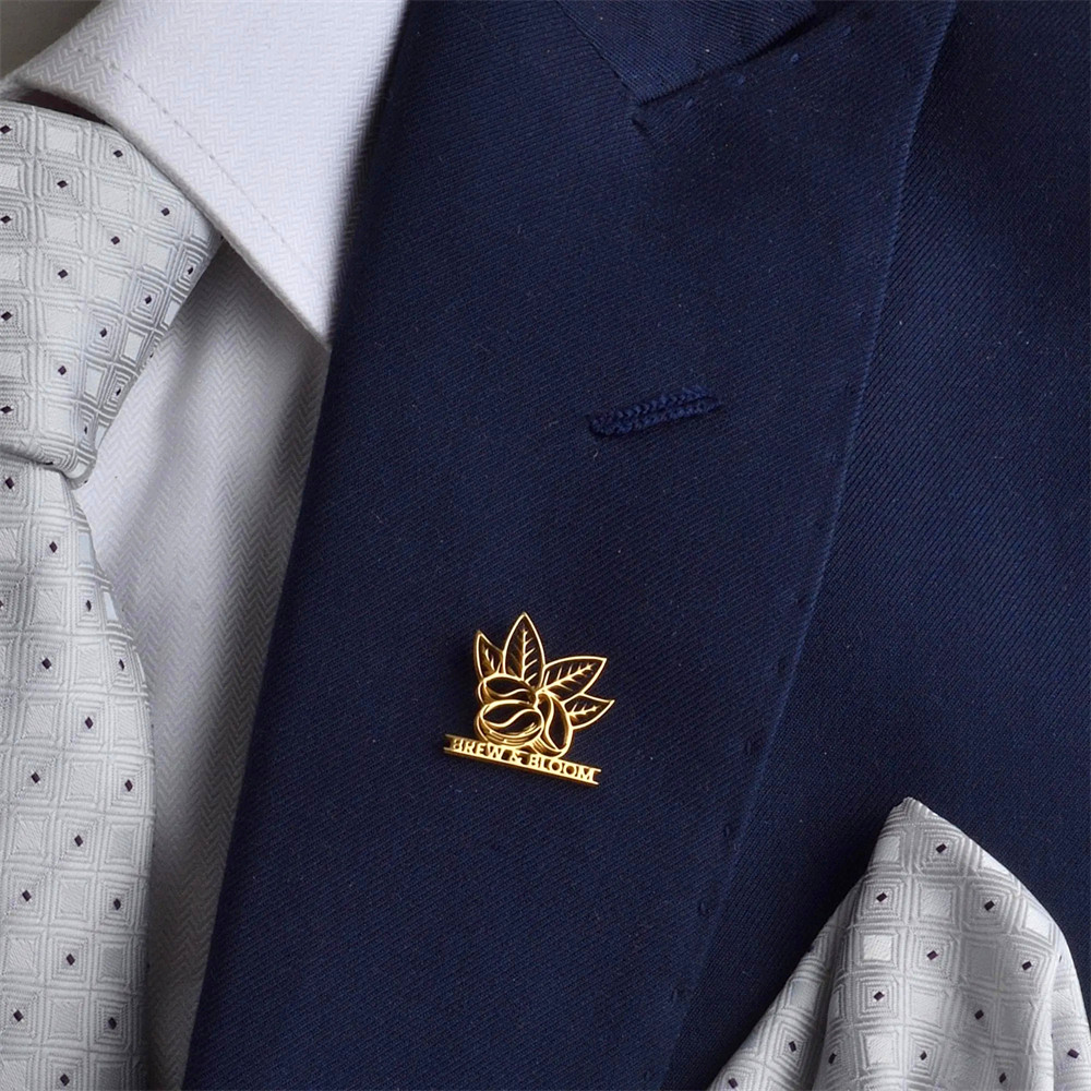 دبوس شعار الشركة المخصص للعلام - مراجعة Women Accessories Brand Name وسعره