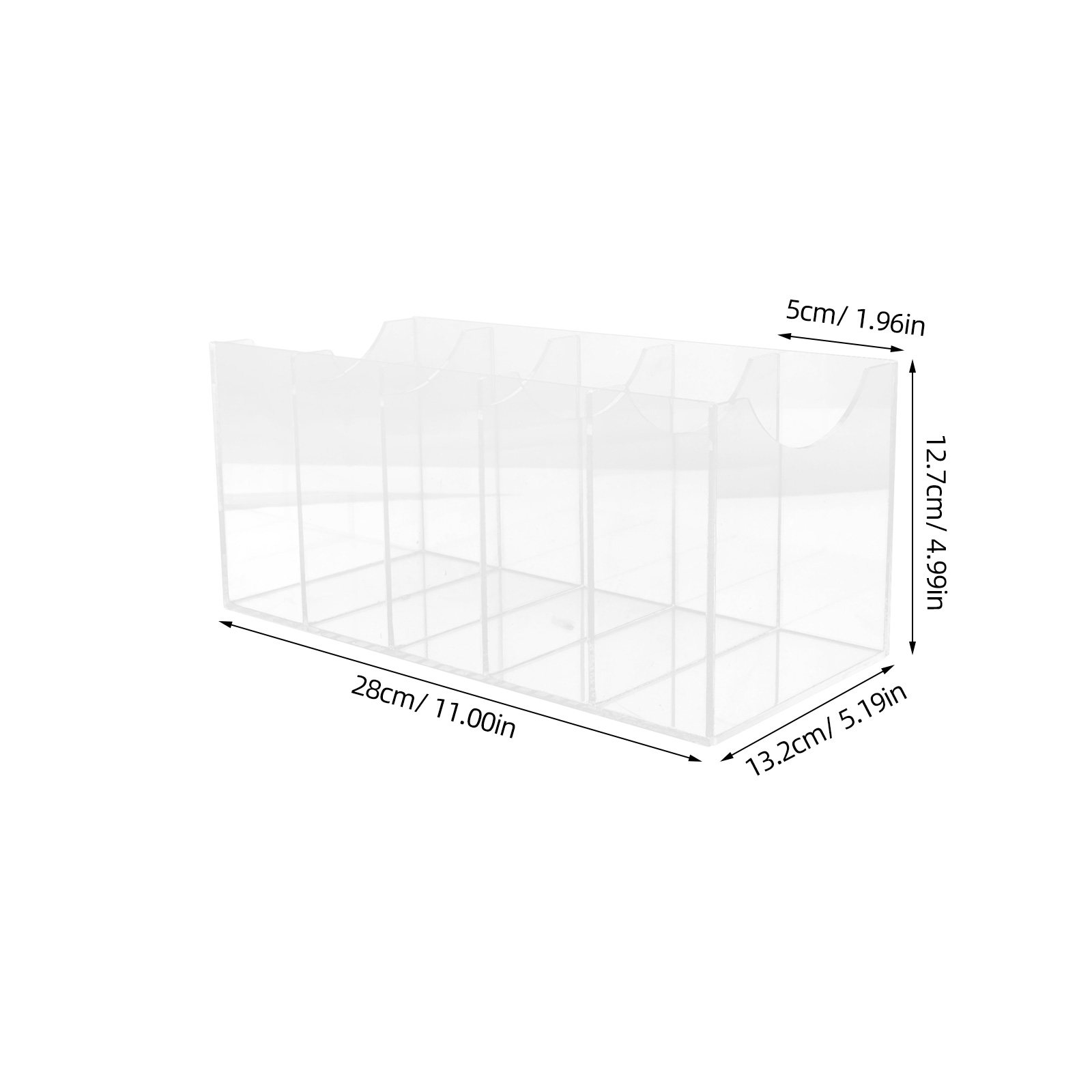 صندوق تخزين أكريليك شفاف بـ 5  - مراجعة Women Accessories Organizer وسعره