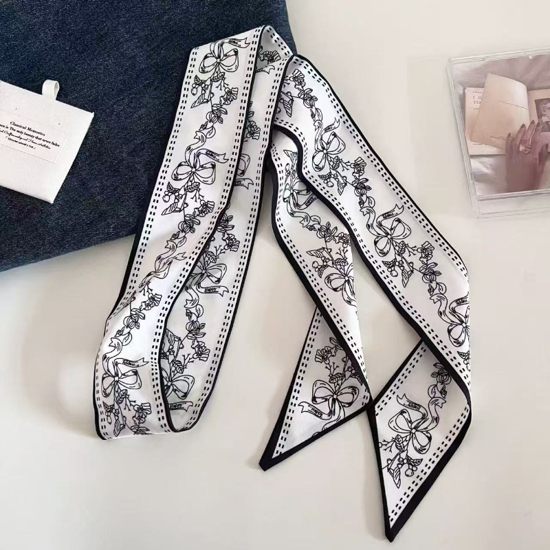 وشاح طويل مزدوج الوجهين بنقشة  - مراجعة Women'S Accessories For Neck وسعره