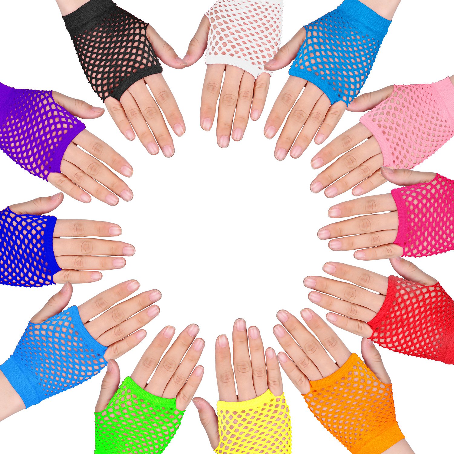 24 زوجًا من قفازات الشبك النيو - مراجعة Women'S Accessories In The 80S وسعره