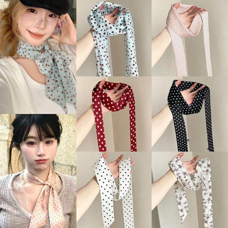 وشاح حريري رفيع بنقشة الزهور و - مراجعة Women'S Accessories For Neck وسعره