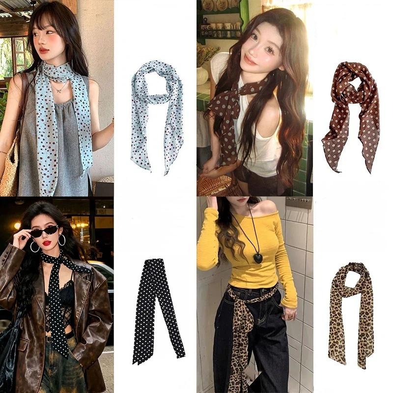 وشاح حريري رفيع بنقشة الزهور و - مراجعة Women'S Accessories For Neck وسعره