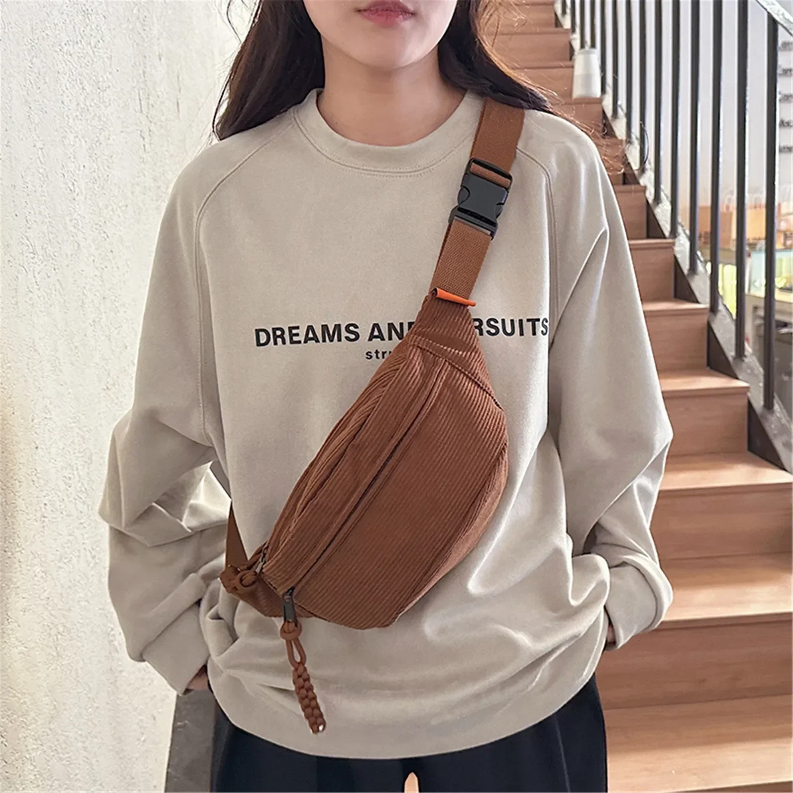 2024 موضة حزمة مراوح عادية سرو - مراجعة Women Accessories Pouch وسعره