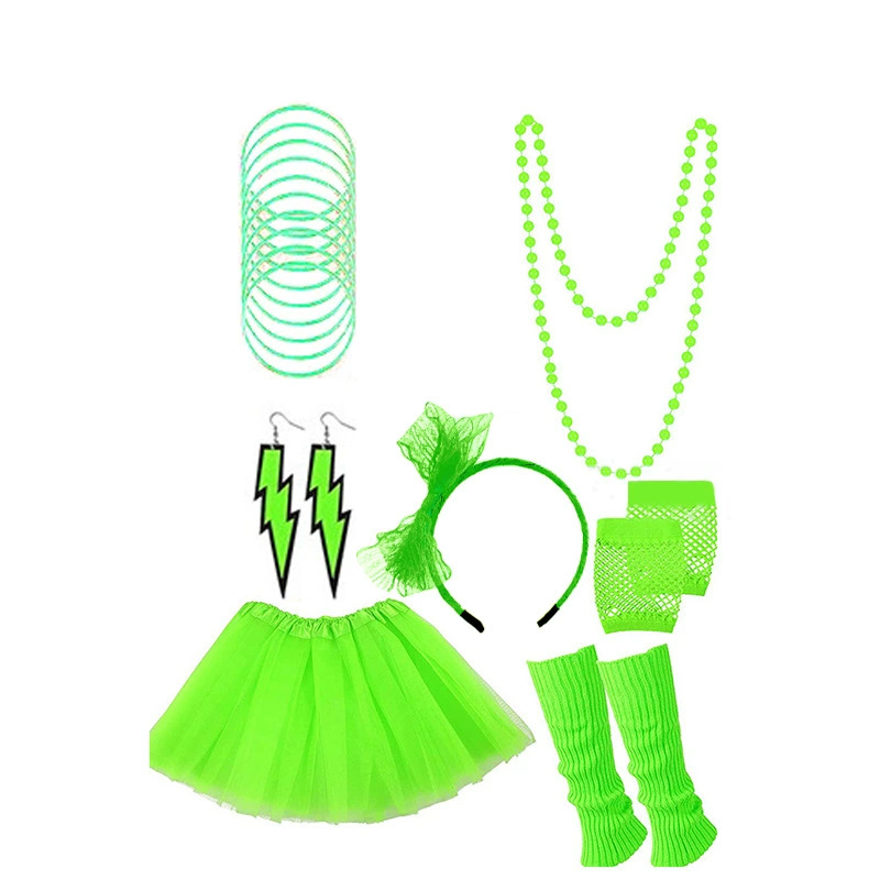 مجموعة إكسسوارات حفلات التنكر  - مراجعة Women'S Accessories In The 80S وسعره
