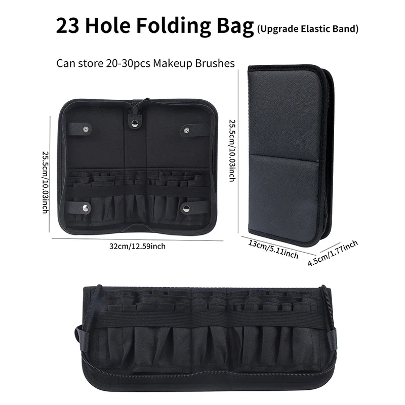 29/23 ثقوب طوي فرشاة للمكياج ح - مراجعة Women Accessories Pouch وسعره