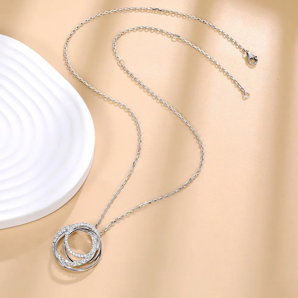 M-JAJA Moissanite Pendant Neck - مراجعة Layered Necklace Set وسعره